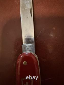 RARE Victorinox ELSENER SCHWYZ INOXYD Swiss Made 91m Rivets Bail Vintage c1940's