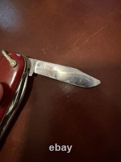 RARE Victorinox ELSENER SCHWYZ INOXYD Swiss Made 91m Rivets Bail Vintage c1940's