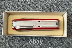 RARE Victorinox Grand Prix Swiss Army Knife with Box Model T Embossed