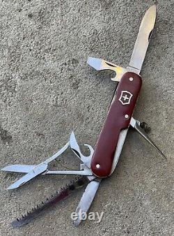 RARE Victorinox Swiss Army Knife INOXYD ARMEE SUISSE 46-48 Woodsman CN ORIGINAL