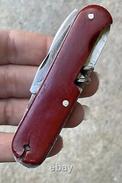 RARE Victorinox Swiss Army Knife INOXYD ARMEE SUISSE 46-48 Woodsman CN ORIGINAL