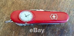 RARE Victorinox SwissChamp SuperTimer Swiss Army Knife Red Roman Discontinued
