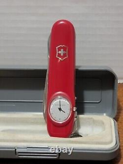 RARE Victorinox Time Keeper Swiss Army Pocket Knife Multi-Tool Pen with OG Case