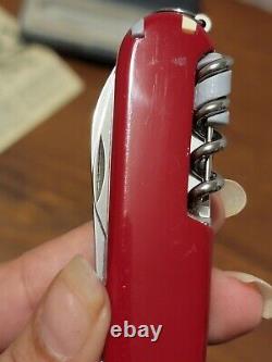 RARE Victorinox Time Keeper Swiss Army Pocket Knife Multi-Tool Pen with OG Case