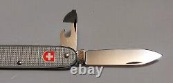 RARE Vintage 1983 Victorinox Swiss Army Military Knife Soldier Silver Alox Minty
