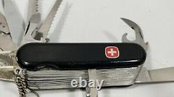 RARE Vintage EP Early Patent Wenger Swiss Army Knife Matterhorn Standard Black