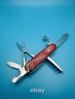 RARE Vintage VICTORINOX Climber 84mm! VICTORIA OFFICIER Swiss Army Knife RED