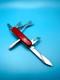 RARE Vintage VICTORINOX Salesman 84mm! Swiss Army Knife Multi Tool RED