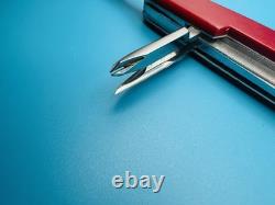 RARE Vintage VICTORINOX Salesman 84mm! Swiss Army Knife Multi Tool RED