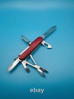 RARE Vintage VICTORINOX Salesman 84mm! Swiss Army Knife Multi Tool RED
