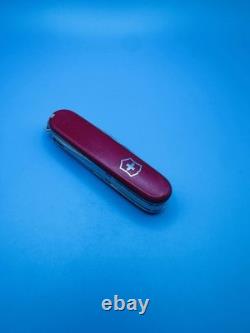 RARE Vintage VICTORINOX Salesman 84mm! Swiss Army Knife Multi Tool RED