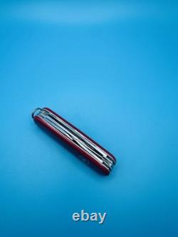 RARE Vintage VICTORINOX Salesman 84mm! Swiss Army Knife Multi Tool RED