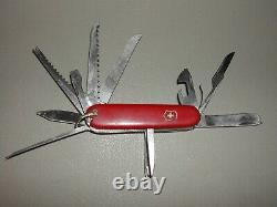 RARE Vintage Victorinox Victoria Officier Suisse Swiss Army Knife 1950's 11 Tool