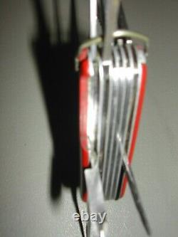 RARE Vintage Victorinox Victoria Officier Suisse Swiss Army Knife 1950's 11 Tool
