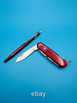 RARE Vintage Wenger Commander Caran d'Ache Pen Swiss Army Knife Original Box