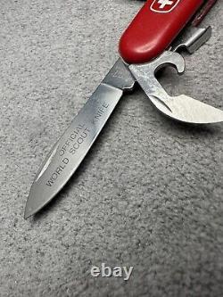 RARE Vintage Wenger Dayhiker Official World Scout Knife Swiss Army Knife 85mm