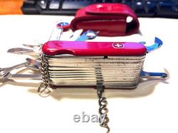 RARE WENGER DELEMONT KNIFE 85MM. SWISS ARMY 28 TOOLS Mint Condition