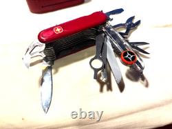 RARE WENGER DELEMONT KNIFE 85MM. SWISS ARMY 28 TOOLS Mint Condition
