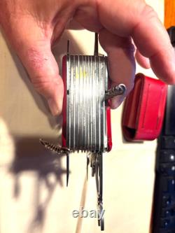 RARE WENGER DELEMONT KNIFE 85MM. SWISS ARMY 28 TOOLS Mint Condition