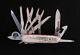 RAREST 100th Annivesary Sterling Silver Victorinox Swiss Champ Army Knife Wenger