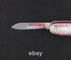 RAREST 100th Annivesary Sterling Silver Victorinox Swiss Champ Army Knife Wenger