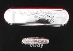 RAREST 100th Annivesary Sterling Silver Victorinox Swiss Champ Army Knife Wenger