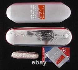 RAREST 100th Annivesary Sterling Silver Victorinox Swiss Champ Army Knife Wenger