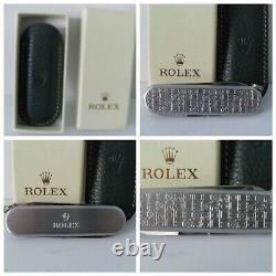 ROLEX Knife Authentic ROLEX WENGER Delemont Swiss Army Pocket Knife BRAND NEW