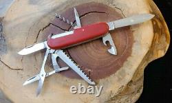 Rare 1957-74 Swiss Army Knife Victoria Victorinox Huntsman Red 765