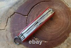 Rare 1957-74 Swiss Army Knife Victoria Victorinox Huntsman Red 765