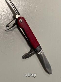 Rare 1959 Wengerinox with Grilon Handle Model 1951 Swiss Army Military Knife