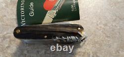 Rare 1993 Victorinox Swiss Army Knife SwissChamp Genuine Staghorn red stag NOS