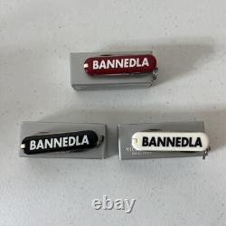 Rare Banned LA Swiss Army Knife Set Of 3 Melrose Los Angeles Red White Black