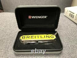 Rare Breitling Knife Multi Tool Swiss Army Camping made by Wenger