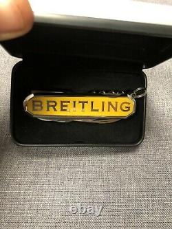 Rare Breitling Knife Multi Tool Swiss Army Camping made by Wenger