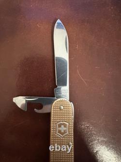 Rare Collectible Vintage Victorinox Gold Copper Alox Cadet 84mm Limited Edition