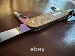 Rare Collectible Vintage Victorinox Gold Copper Alox Cadet 84mm Limited Edition