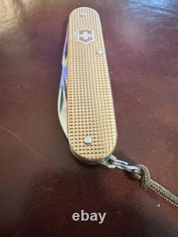 Rare Collectible Vintage Victorinox Gold Copper Alox Cadet 84mm Limited Edition