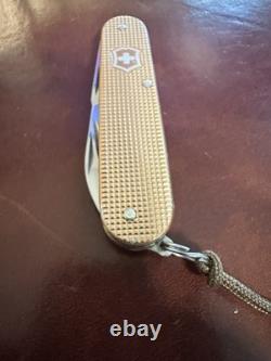 Rare Collectible Vintage Victorinox Gold Copper Alox Cadet 84mm Limited Edition