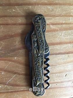 Rare German Coca-cola Bottling Co. Pocket Knife/swiss Army Knife/antique