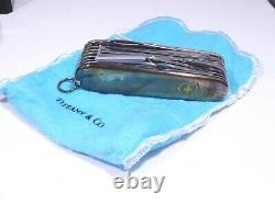 Rare Large Tiffany Sterling Victorinox Silver Swiss Army Knife