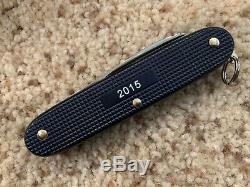 Rare Limited Edition Alox 2015 Victorinox Navy Blue Swiss Army Knife Pioneer