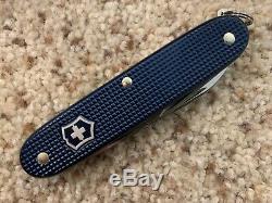 Rare Limited Edition Alox 2015 Victorinox Navy Blue Swiss Army Knife Pioneer