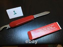 Rare NOS VTG 1980s Victorinox Swiss Army Bantam Coke Coca Cola Metal 84mm Knife