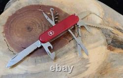 Rare Original Victorinox Rainier Serrated Swiss Army Knife 91mm. Great 280