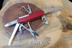 Rare Original Victorinox Rainier Serrated Swiss Army Knife 91mm. Great 280