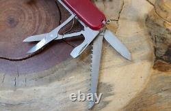 Rare Original Victorinox Rainier Serrated Swiss Army Knife 91mm. Great 280