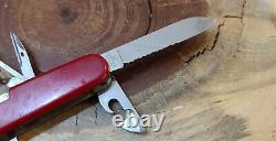 Rare Original Victorinox Rainier Serrated Swiss Army Knife 91mm. Great 280