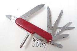 Rare Retired Victorinox Master Craftsman Swiss Army Pocket Knife Multi-Tool