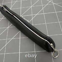 Rare Retired Wenger Swiss Army Ranger Clip 151 Folding Knife Swiss Serrated Blk